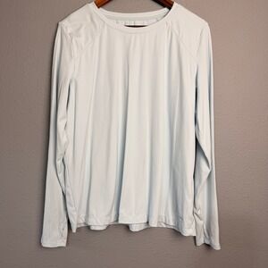 Mondetta Performance Luxury Light Blue Long Sleeve Athletic Top Thumbholes XL